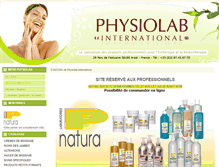Tablet Screenshot of p-natura.com